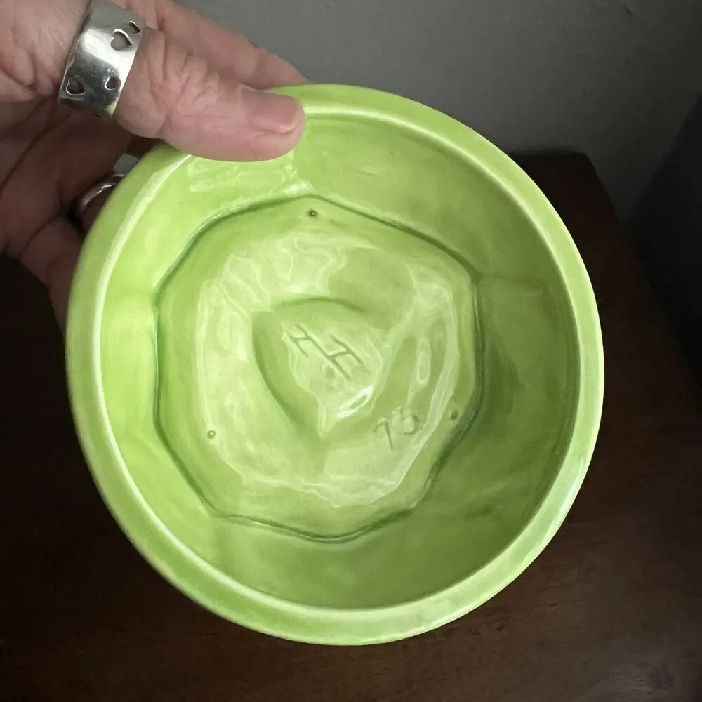 Vintage Holland Mold Cabbage Lettuce Soup Bowl w Lid